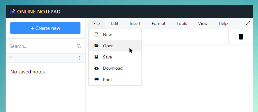 Open text file in Knowseo